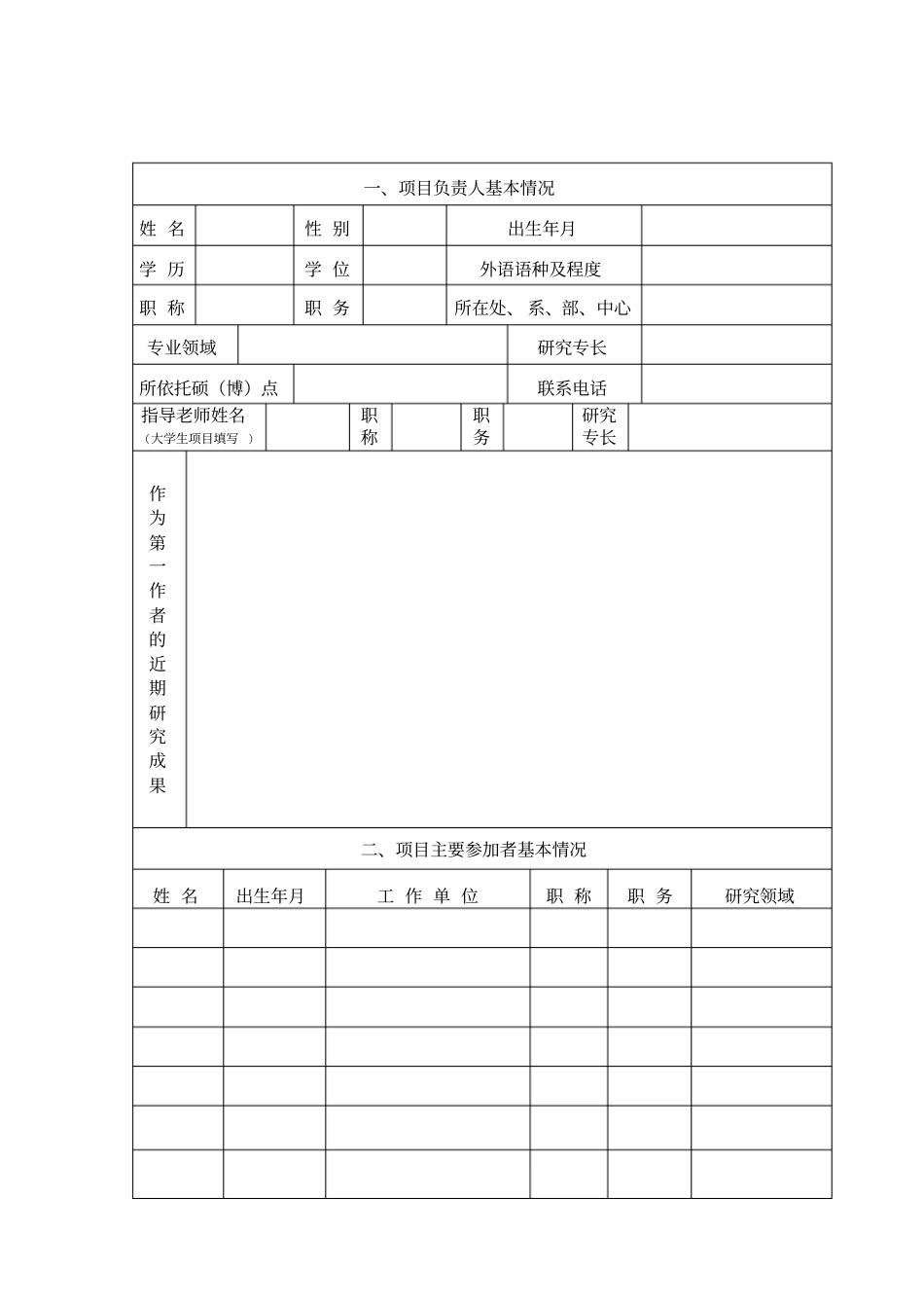 职业技术学院科学研究项目申请书_第3页