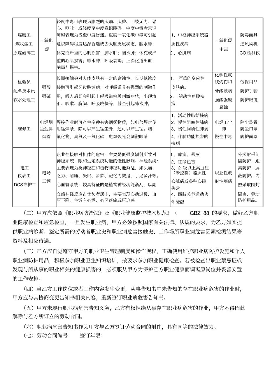 职业病危害告知书新版_第3页