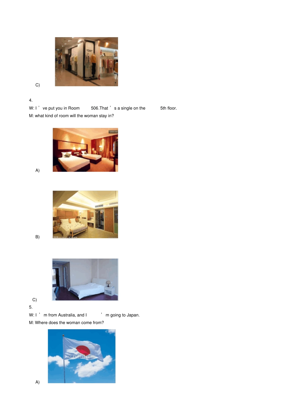 职业英语技能大赛模拟题1_第3页