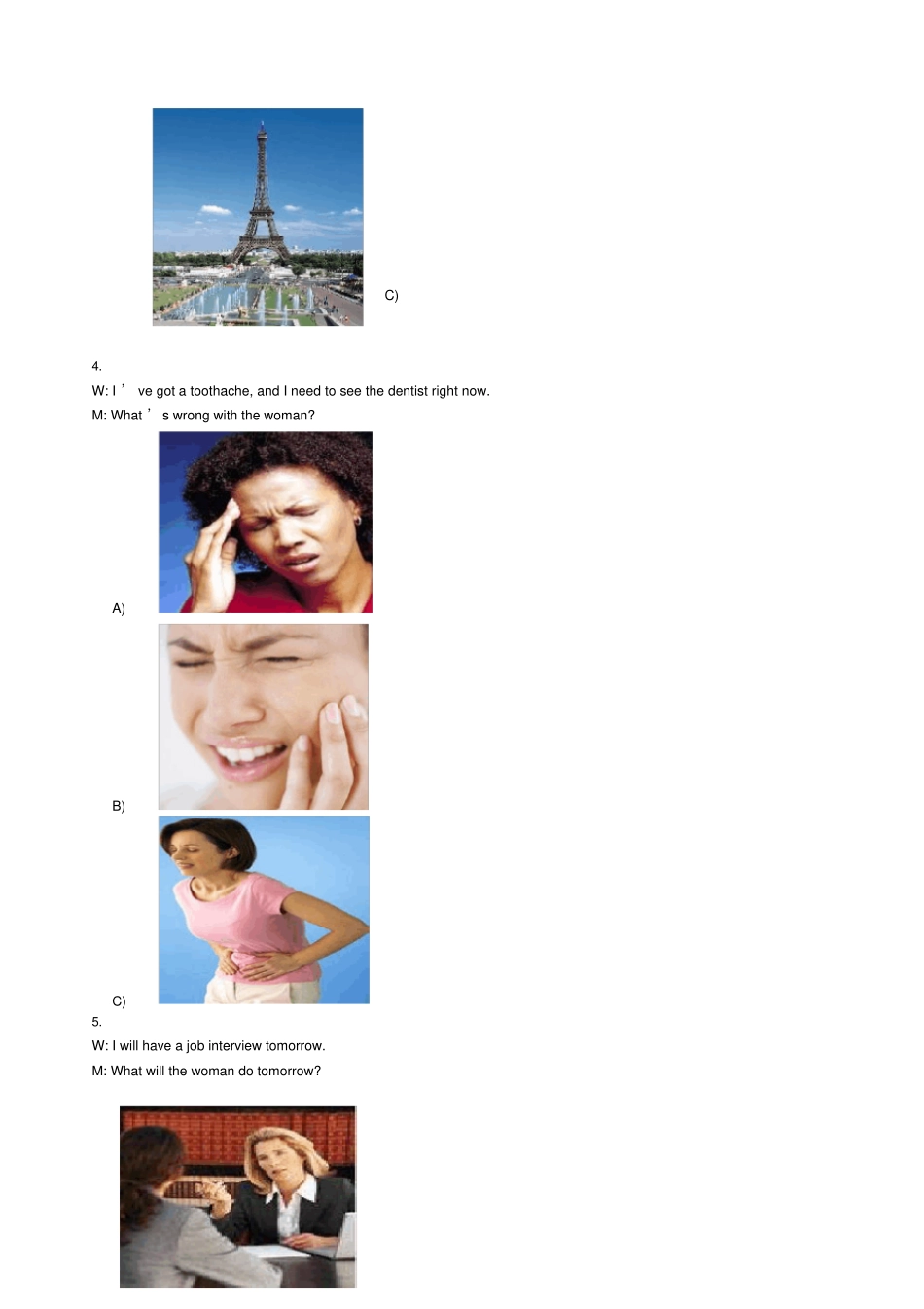 职业英语技能大赛模拟题11_第3页