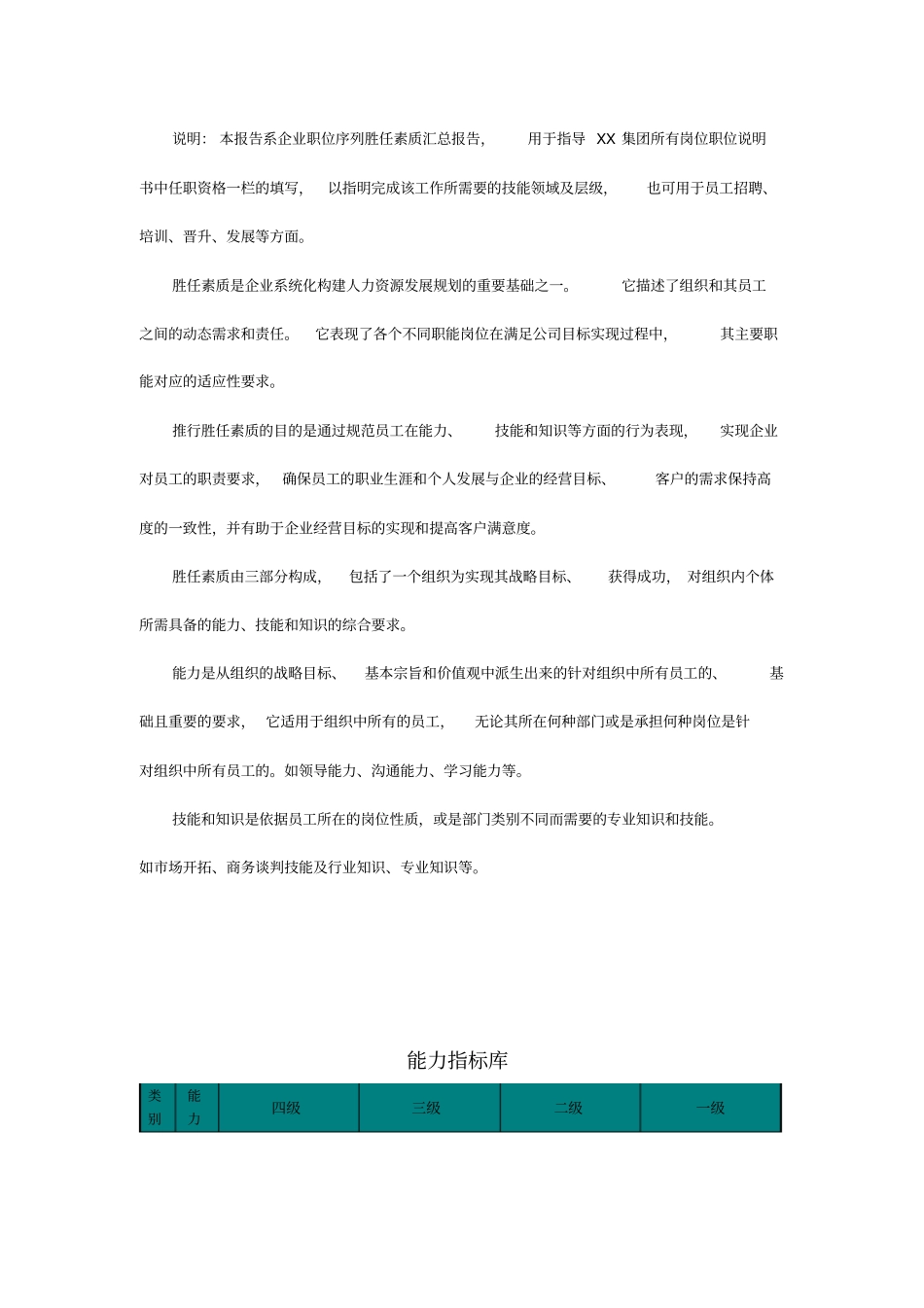 职位序列岗位胜任能力评价标准参考_第2页