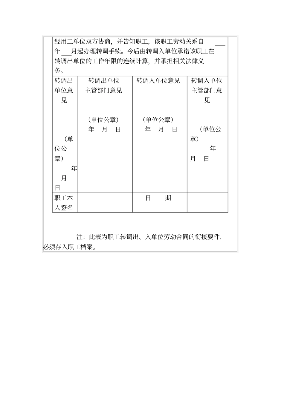 职工劳动关系转调表_第2页