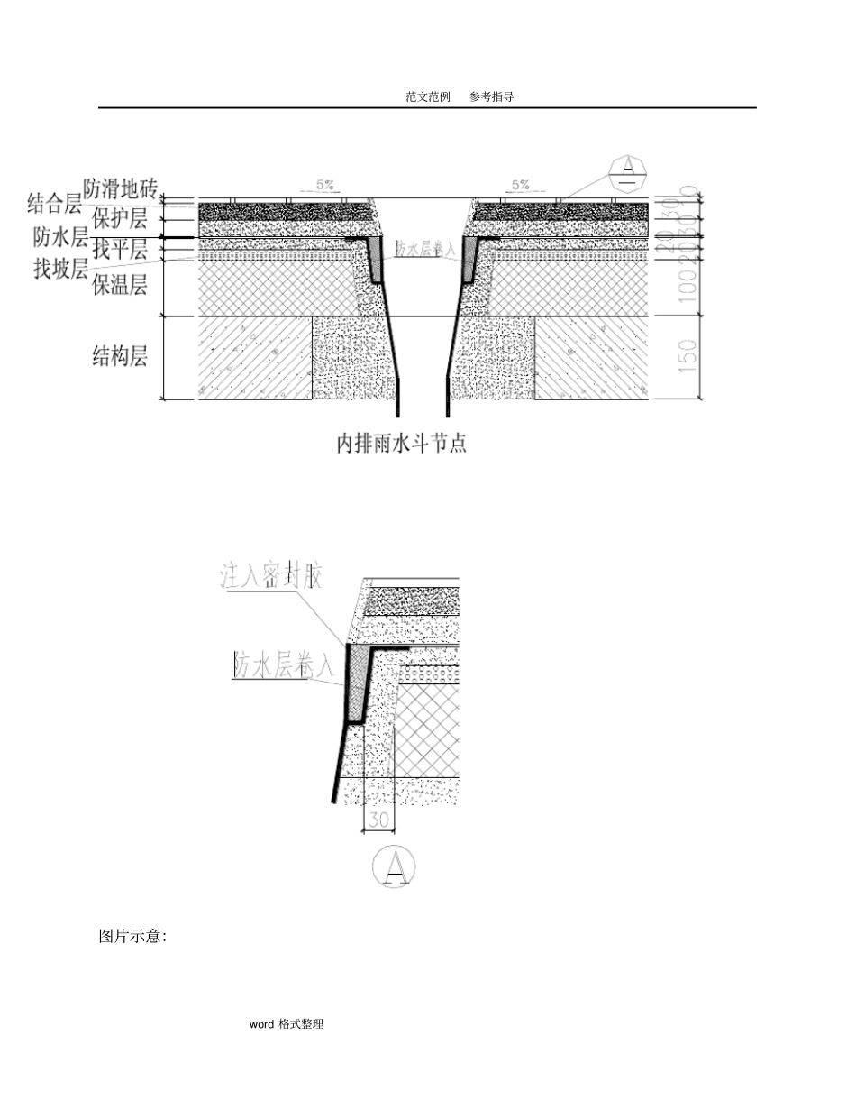 聚乙烯丙纶复合防水卷材屋面工程施工设计方案_第3页