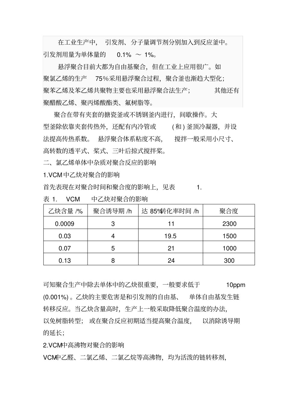 聚氯乙烯的聚合原理资料_第2页