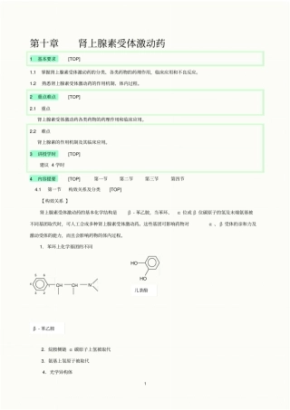 肾上腺素受体激动药