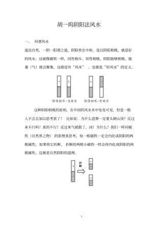 胡一呜阴阳法风1