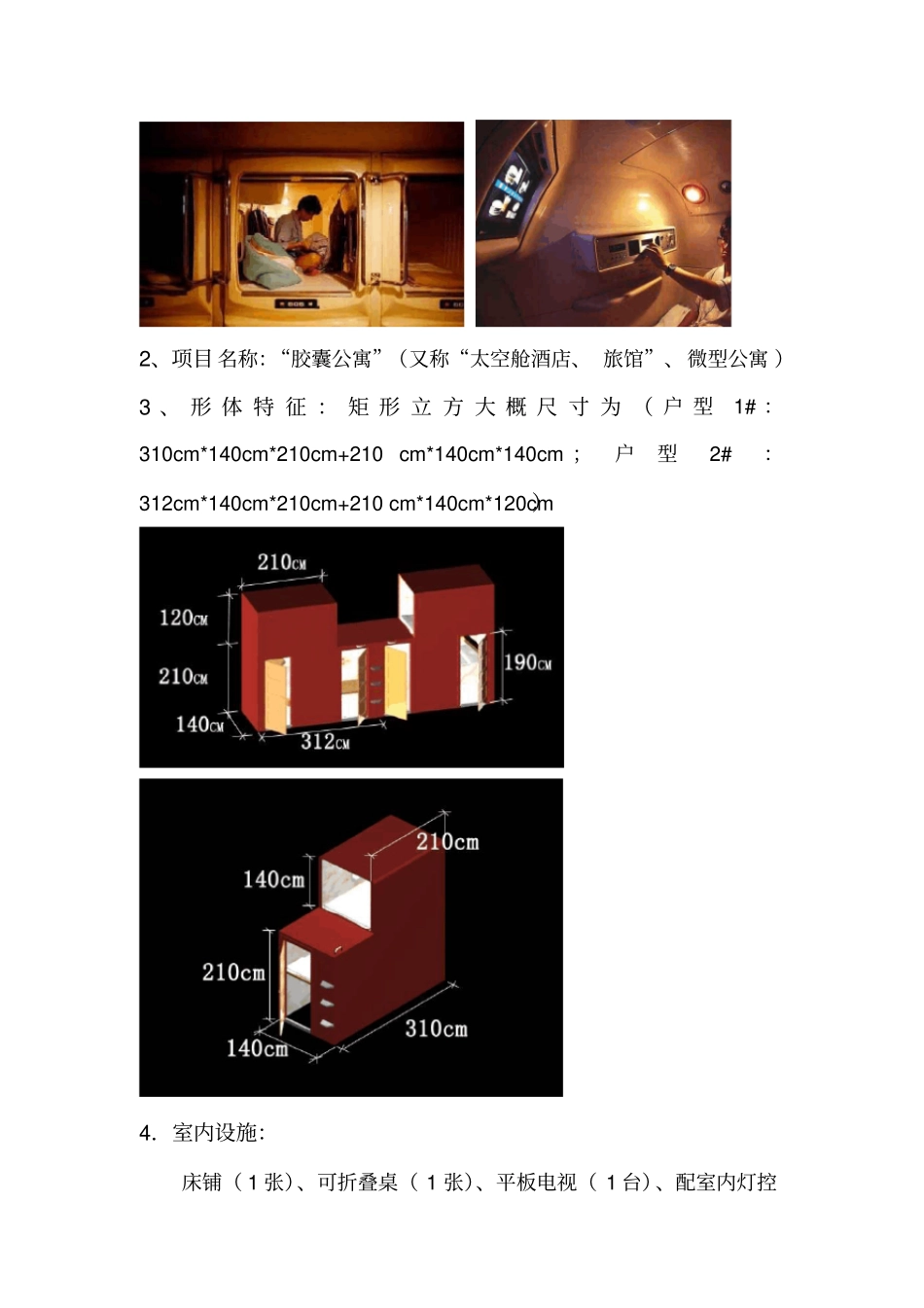 胶囊旅馆项目说明_第2页