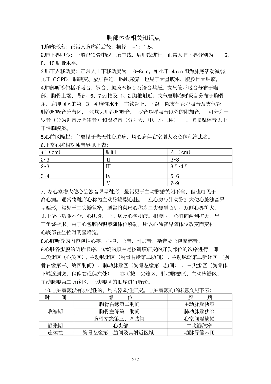 胸部体查评分标准_第2页