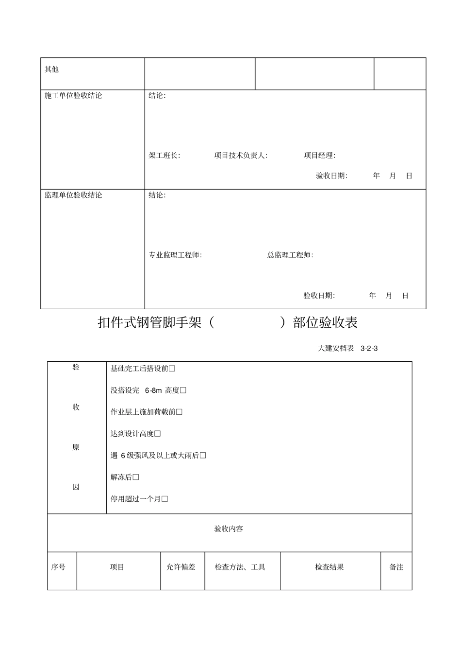 脚手架验收表版本_第3页