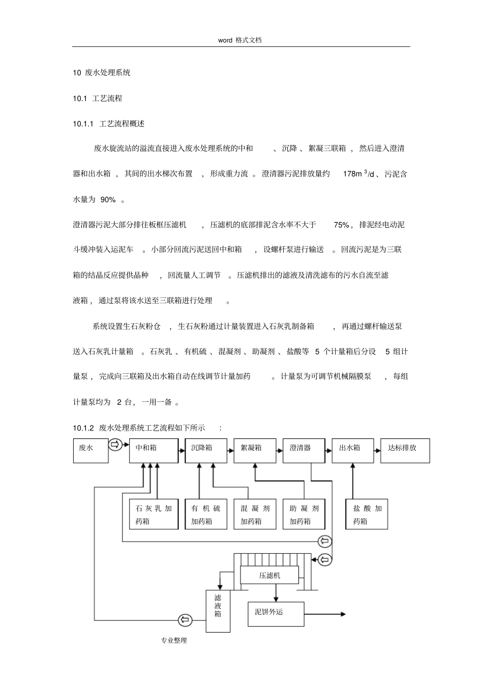 脱硫废水处理系统方案_第1页