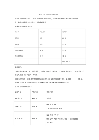 腾跃VIP学员学分活动规则-12月份