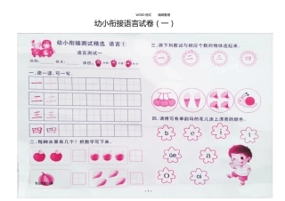 幼小衔接语文试题15套