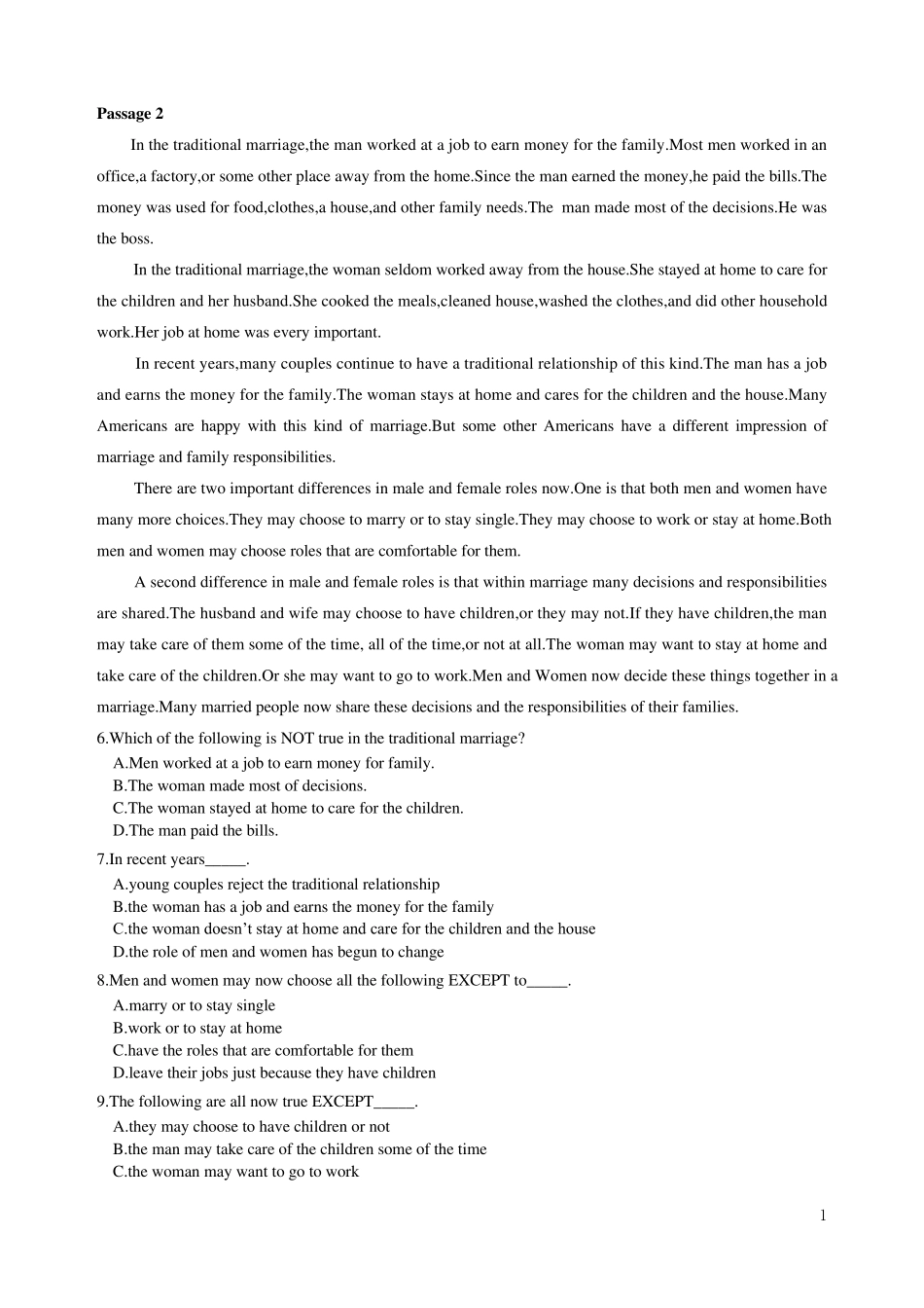 广东专插本英语历年真题_第2页