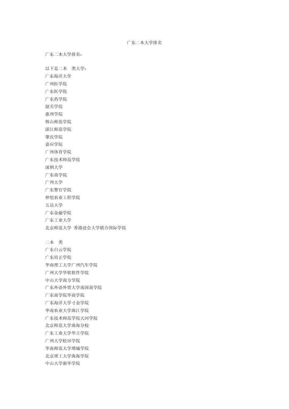 广东二本大学排名_第1页