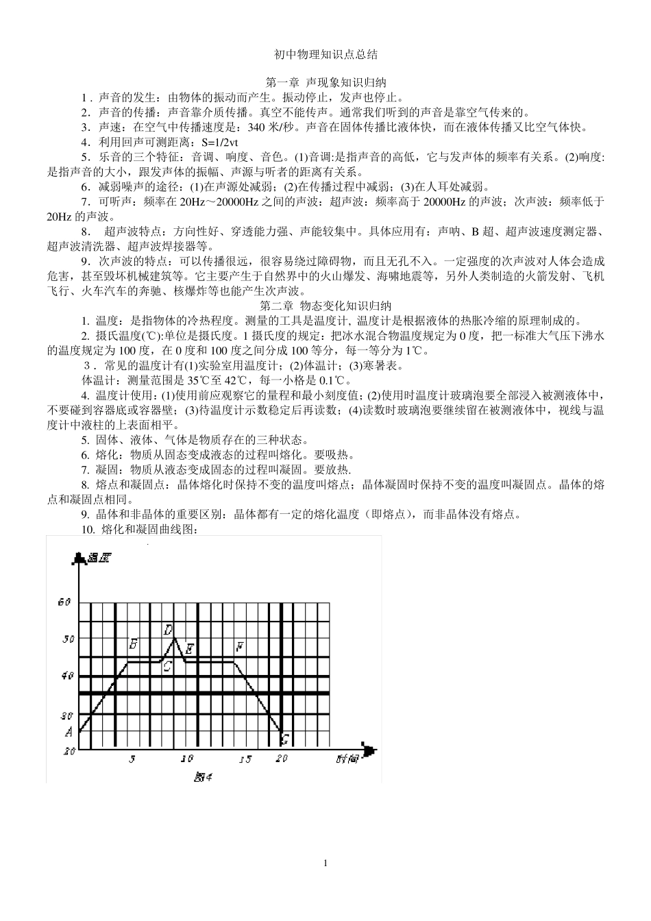 广东省初中物理知识点总结_第1页