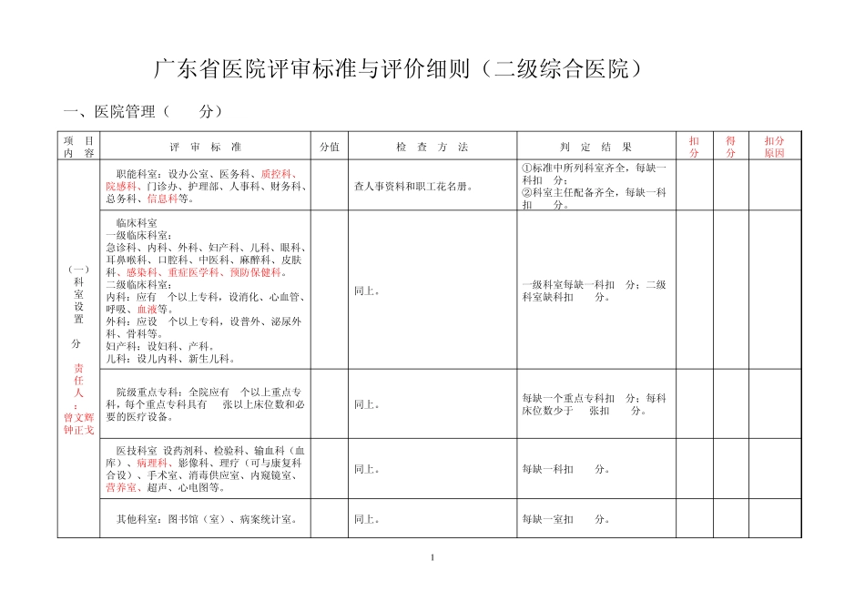 广东省医院评审标准与评价细则(终稿)_第2页