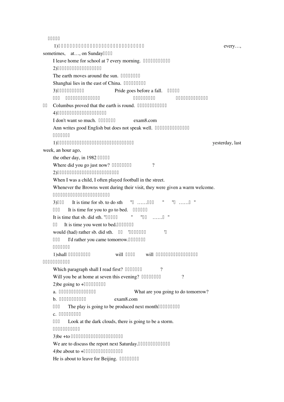 广东省成人高等教育学位英语复习资料_第1页