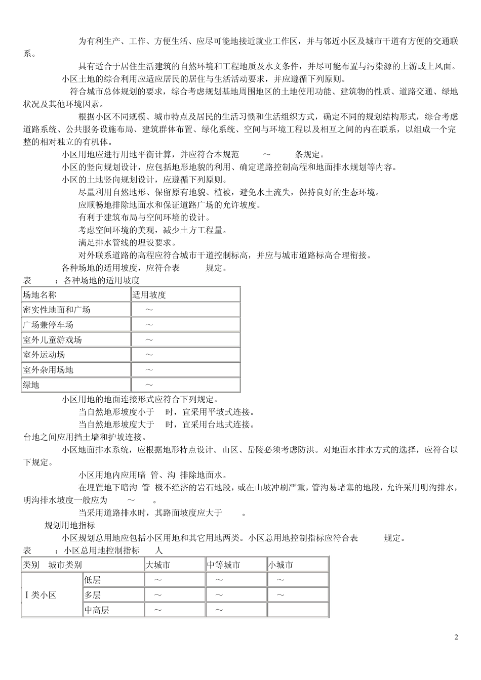 广东省标准《居住小区技术规范》_第2页