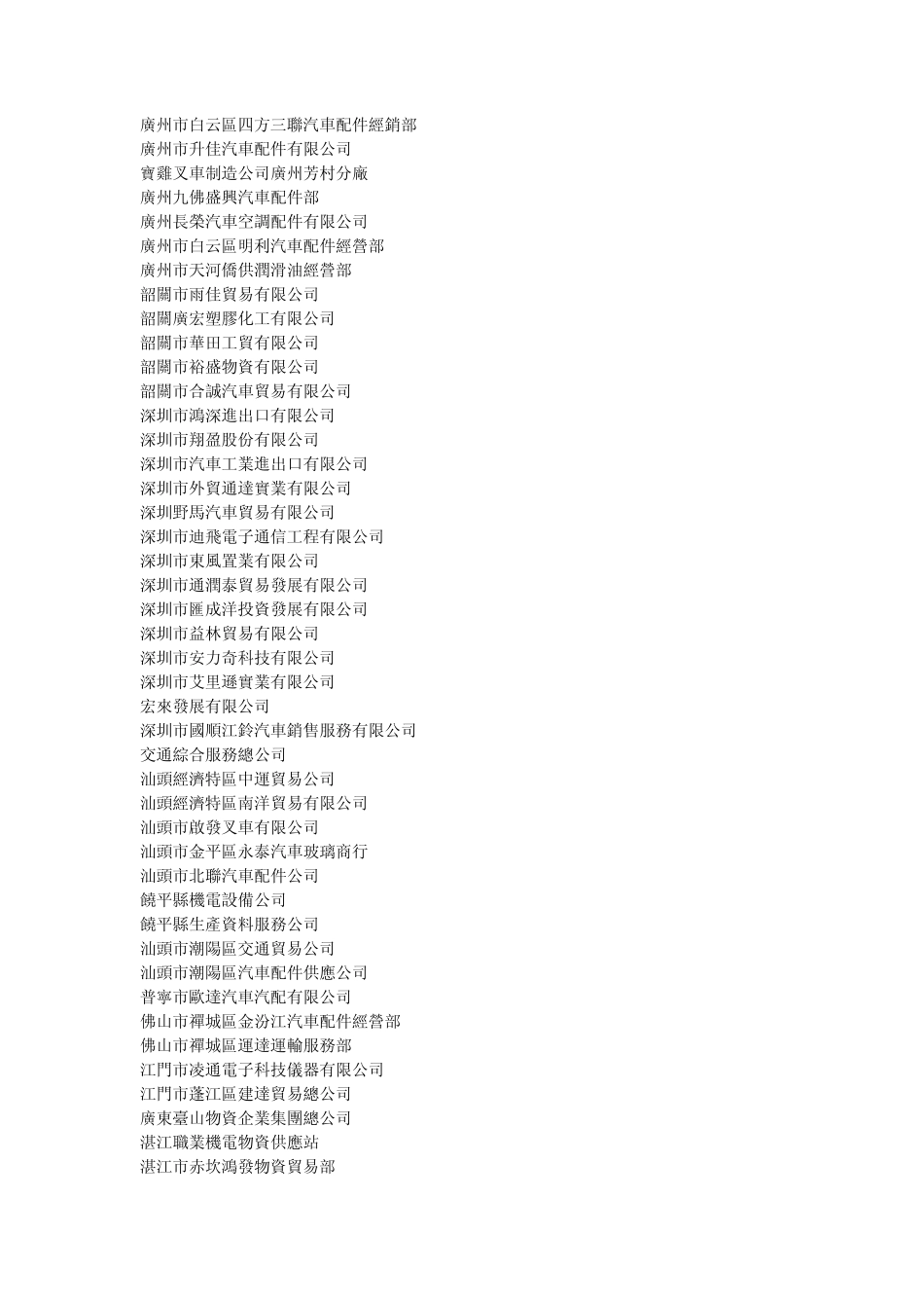 广东省汽车、摩托车及零配件批发业发展分析报告_第2页