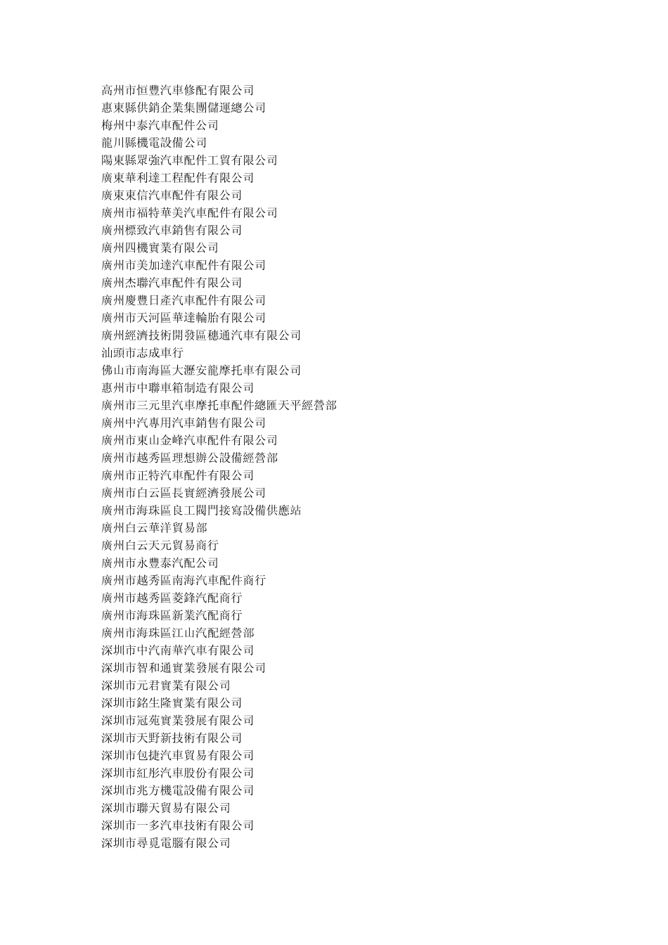 广东省汽车、摩托车及零配件批发业发展分析报告_第3页
