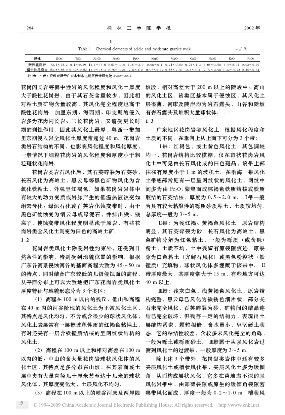 广东花岗岩类岩石风化土的工程地质特征_第2页