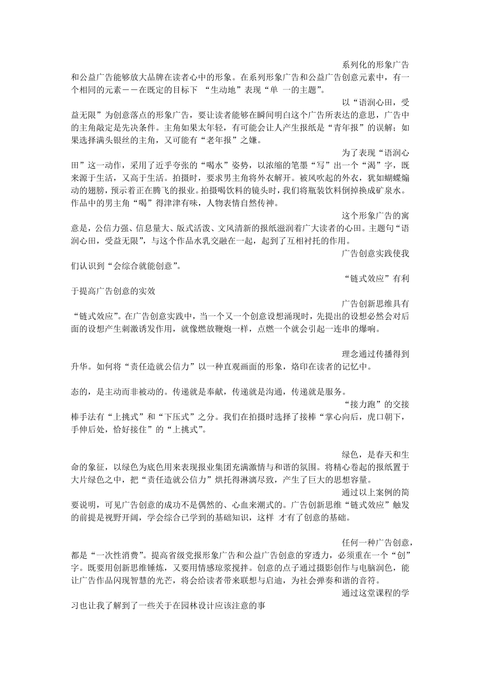 广告创意课程总结_第3页