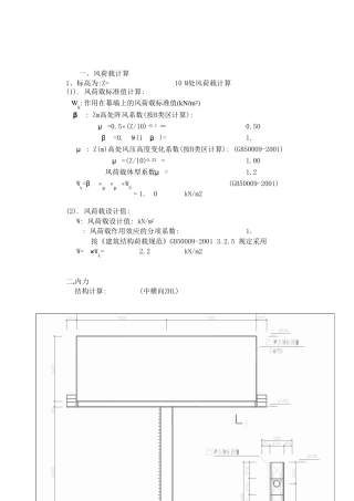 广告牌结构计算