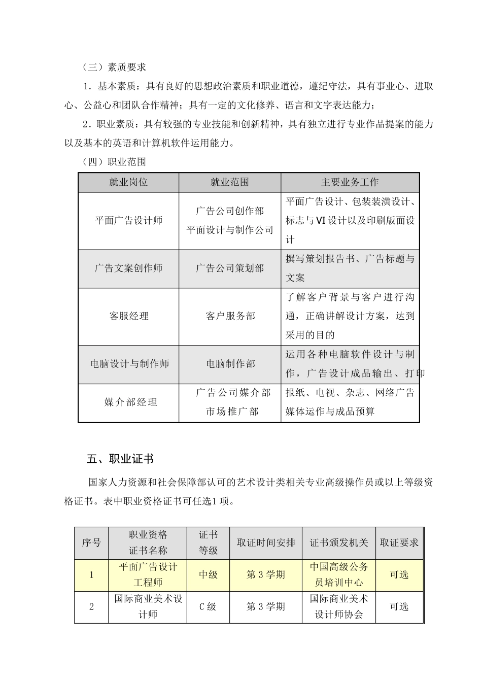 广告设计与制作专业_第2页