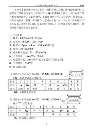 广州信和线性光栅尺