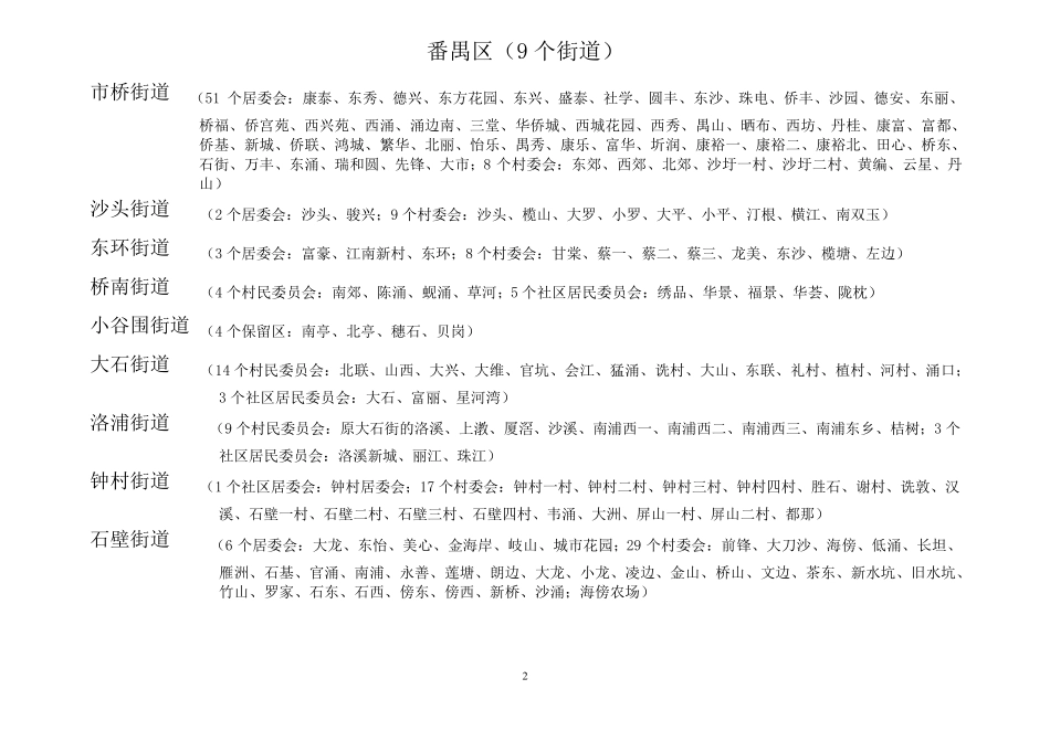 广州各区行政区域划分(201133)_第3页
