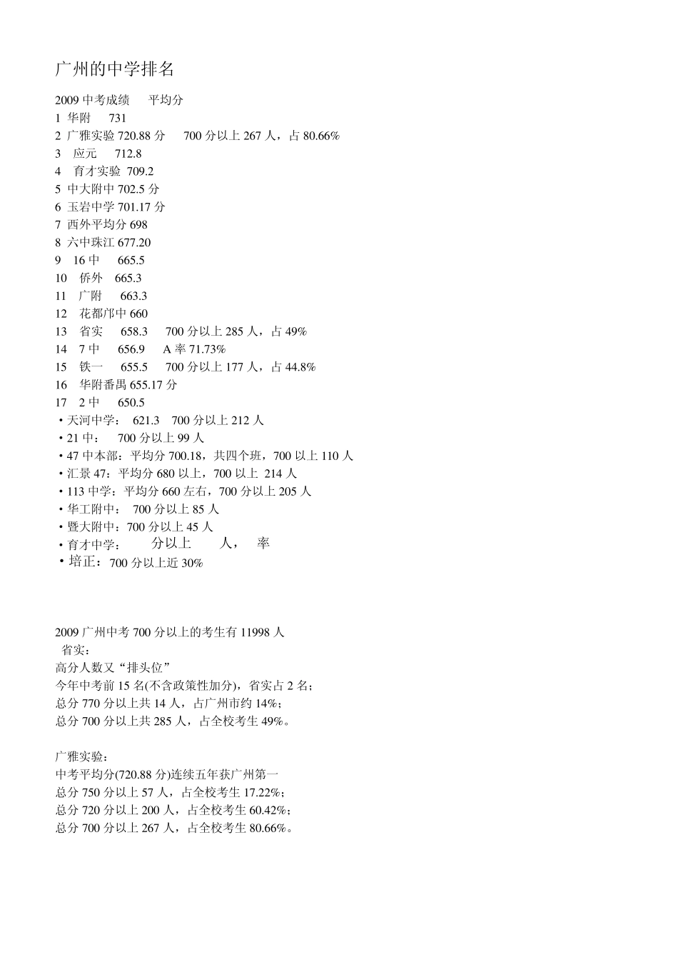 广州的中学排名_第1页
