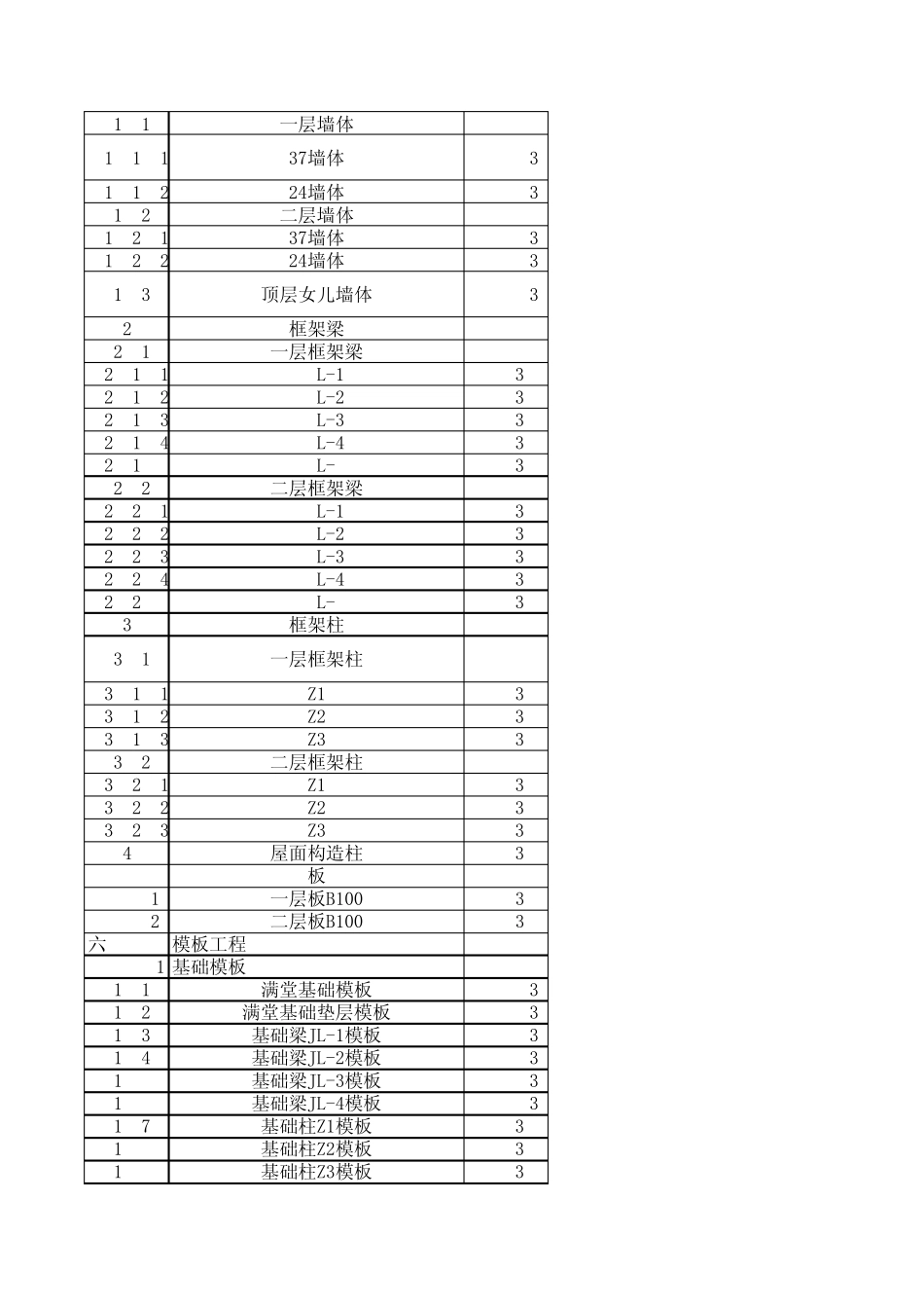 广联达培训楼工程量计算书副本_第2页