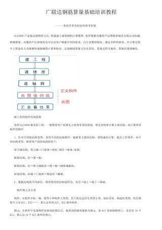 广联达钢筋算量教程