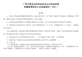 广西药品经营质量管理规范实施细则