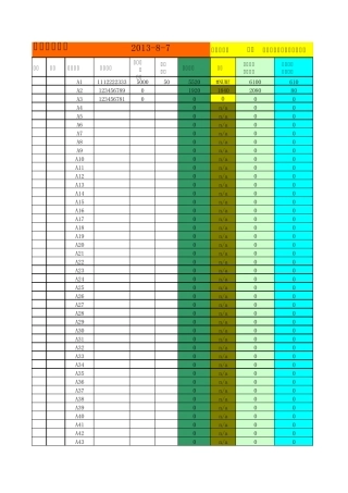 库存管理表(wps)