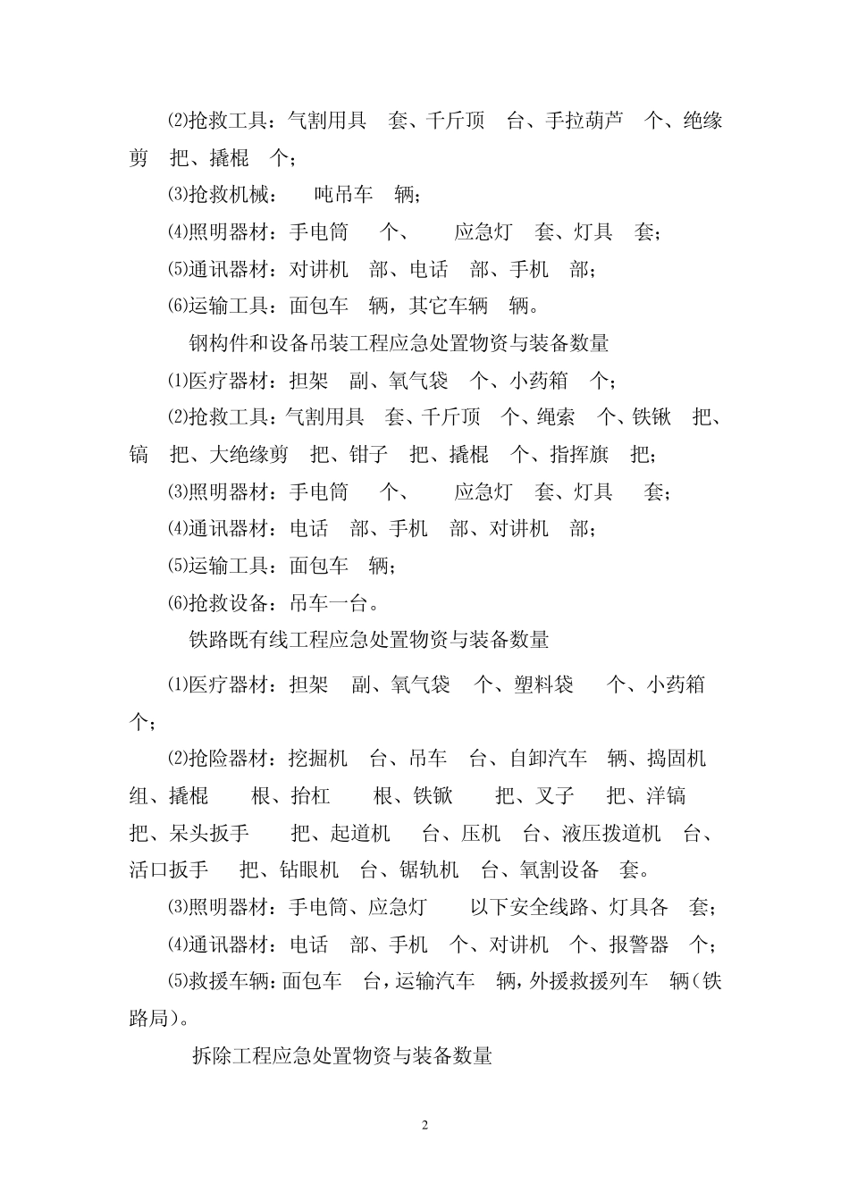 应急物资储备、预案演练_第2页