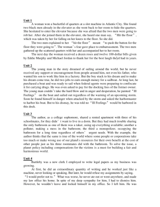 应用型大学英语综合教程2(unit1unit5课后答案及听力)