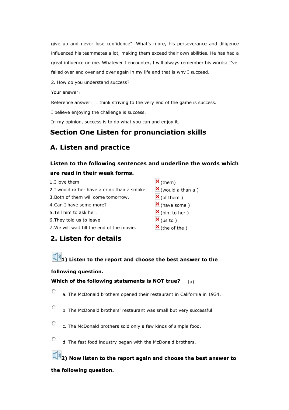 应用型大学英语视听说2Unit2_第2页