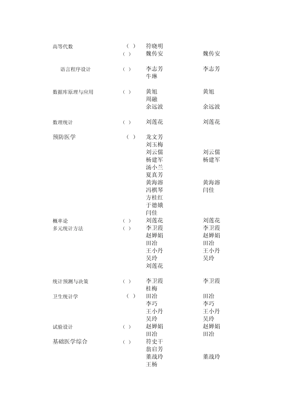 应用统计专业学生座谈问题答案_第3页