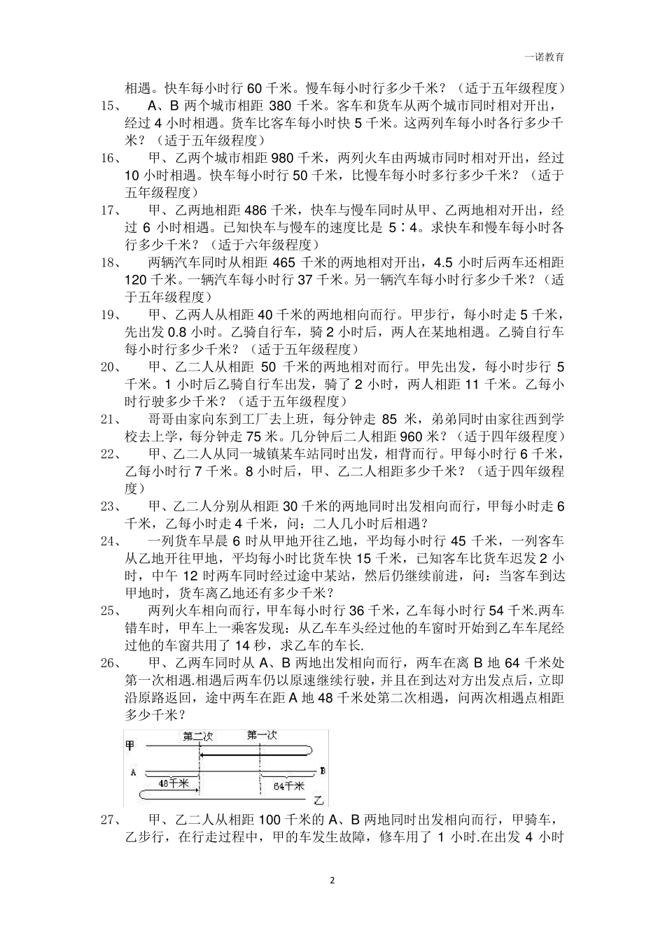 应用题追及问题_第2页