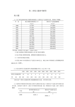 庞皓版计量经济学课后习题答案