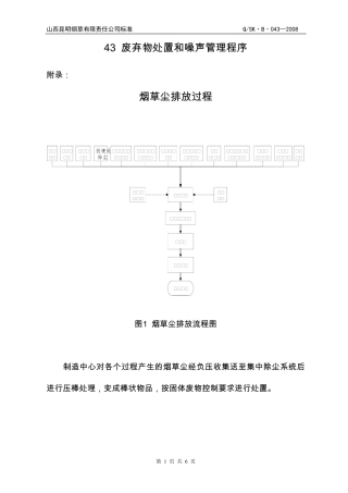 废弃物处置流程图及工艺流程图