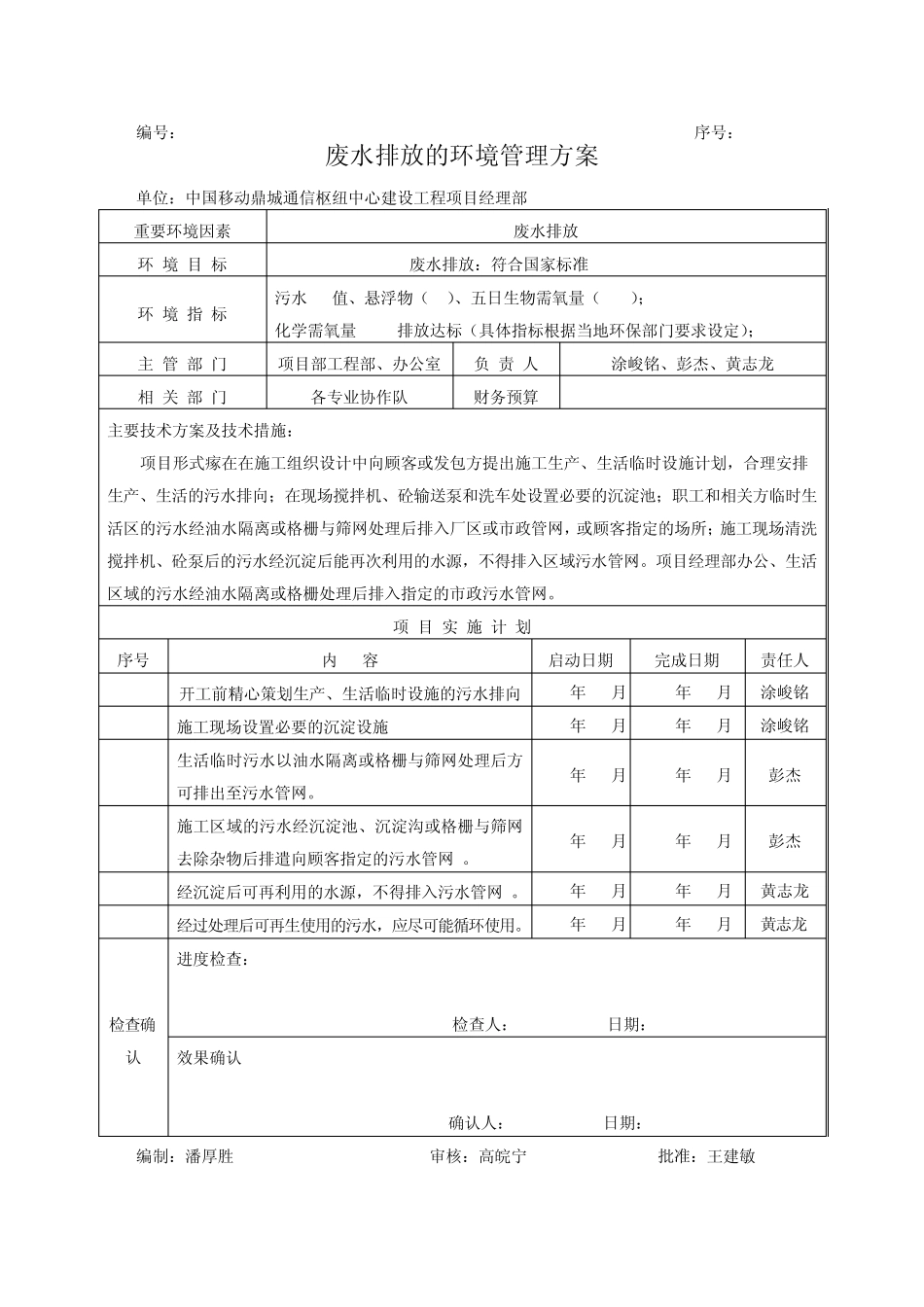 废水排放的环境管理方案_第3页