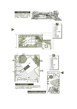庭院景观设计图例
