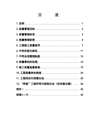 延安电厂工程质量管理制度