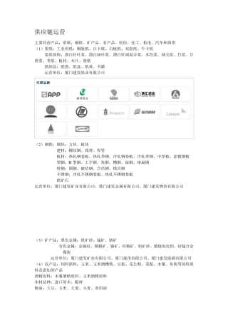 建发供应链业务详情