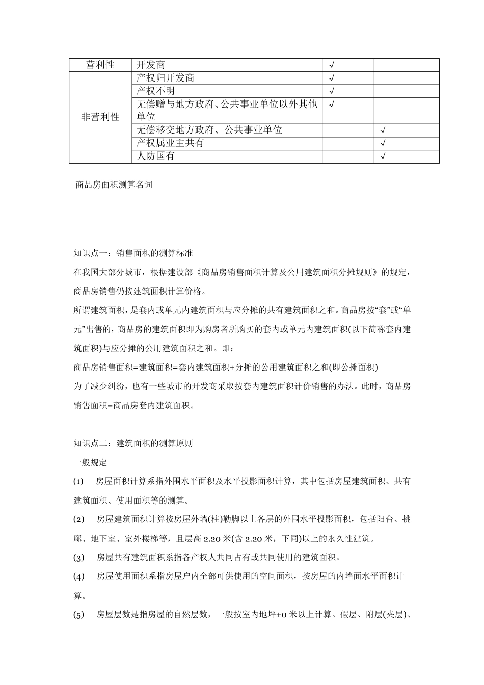 建筑、可售面积的划分_第2页