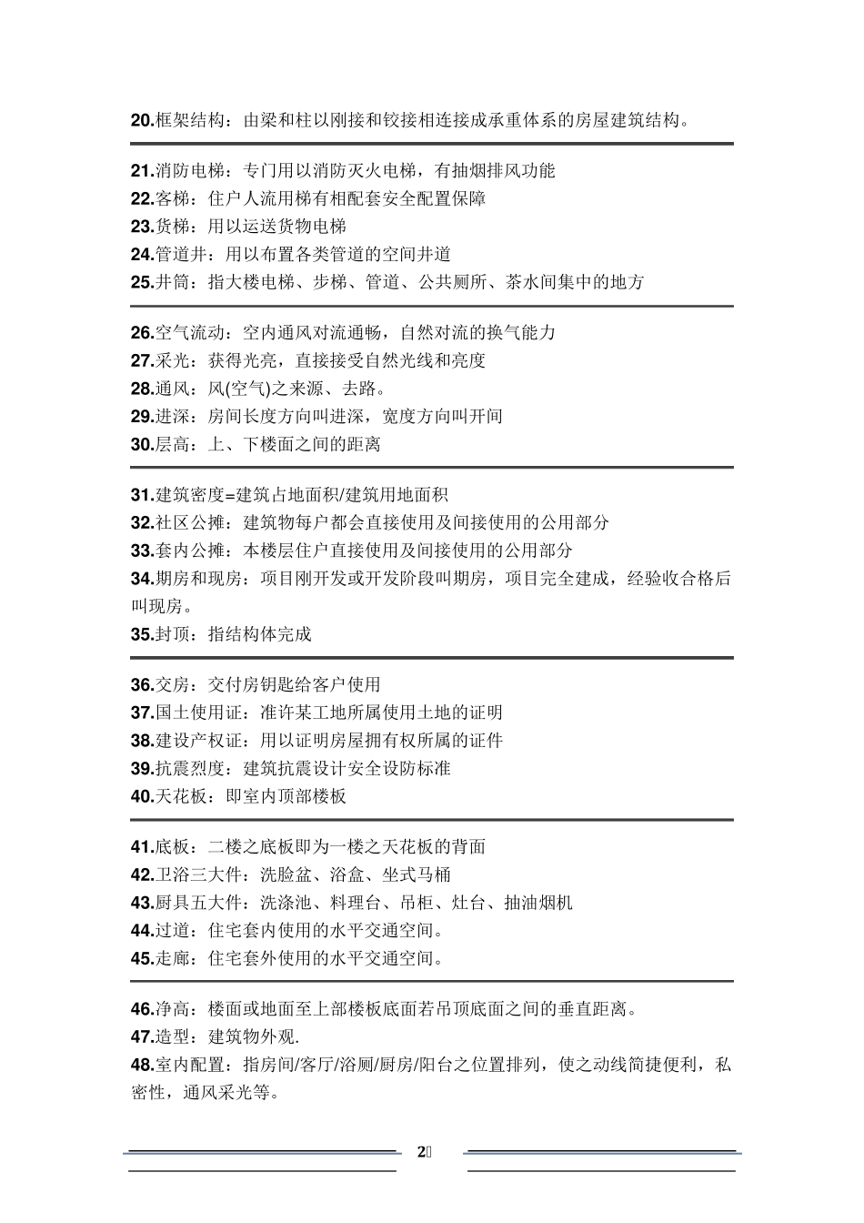 建筑专业术语名词及解释_第2页