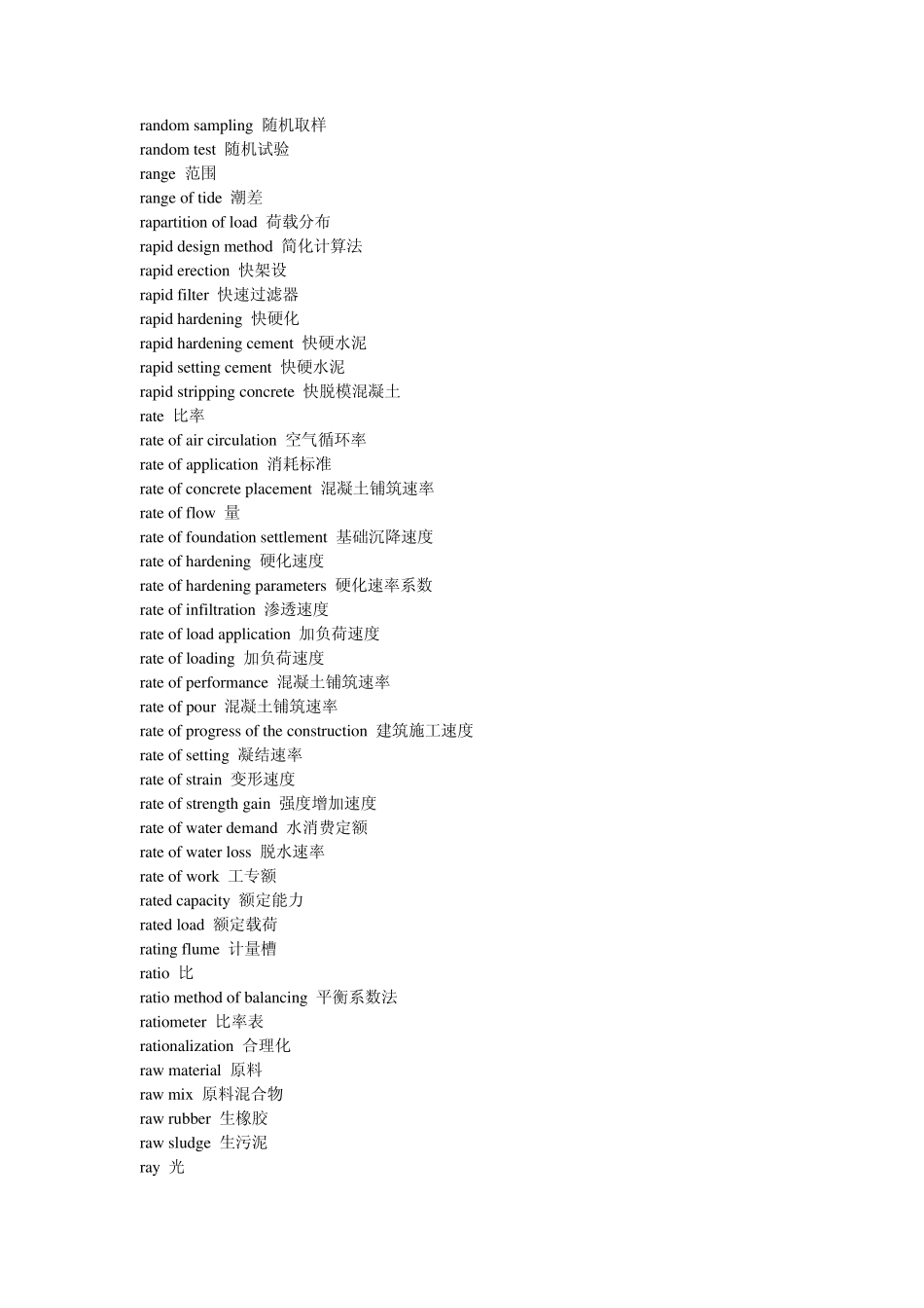 建筑专业英语词汇(R)_第3页