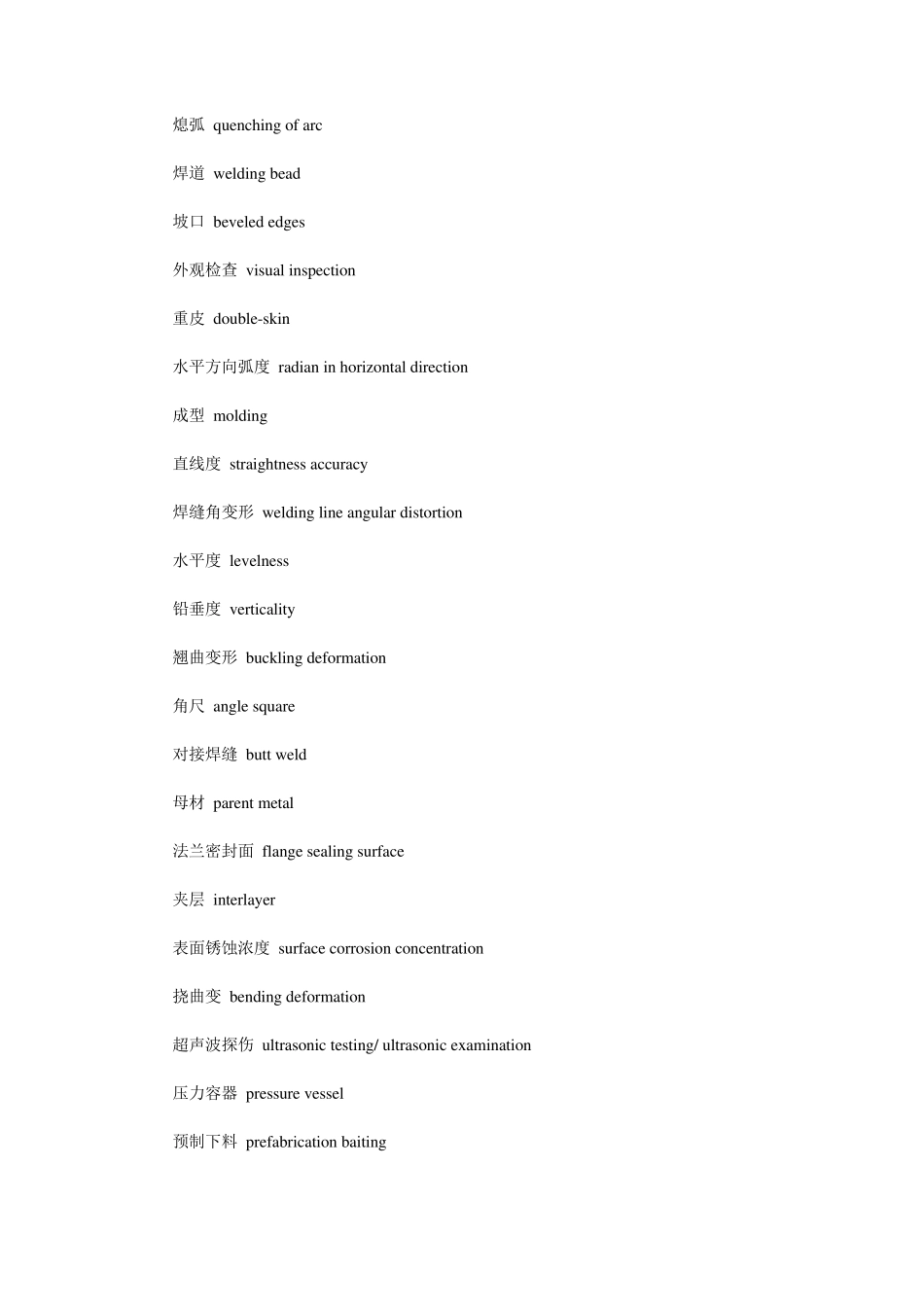 建筑专业词汇《中英文对照》_第3页